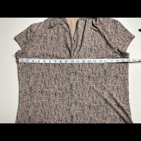 JACLYN SMITH, Black&Tan women’s top, Sz L‎ - Picture 7 of 13